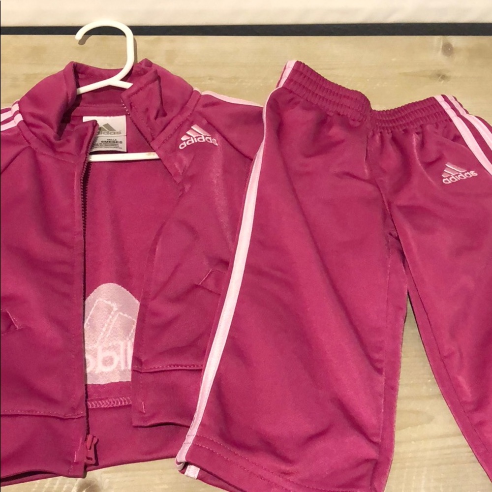 Baby girl Adidas tracksuit